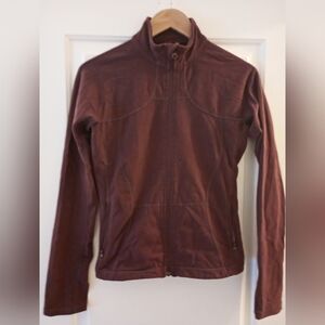 Lululemon Athletica Maroon Full-Zip Jacket ~Size 4
